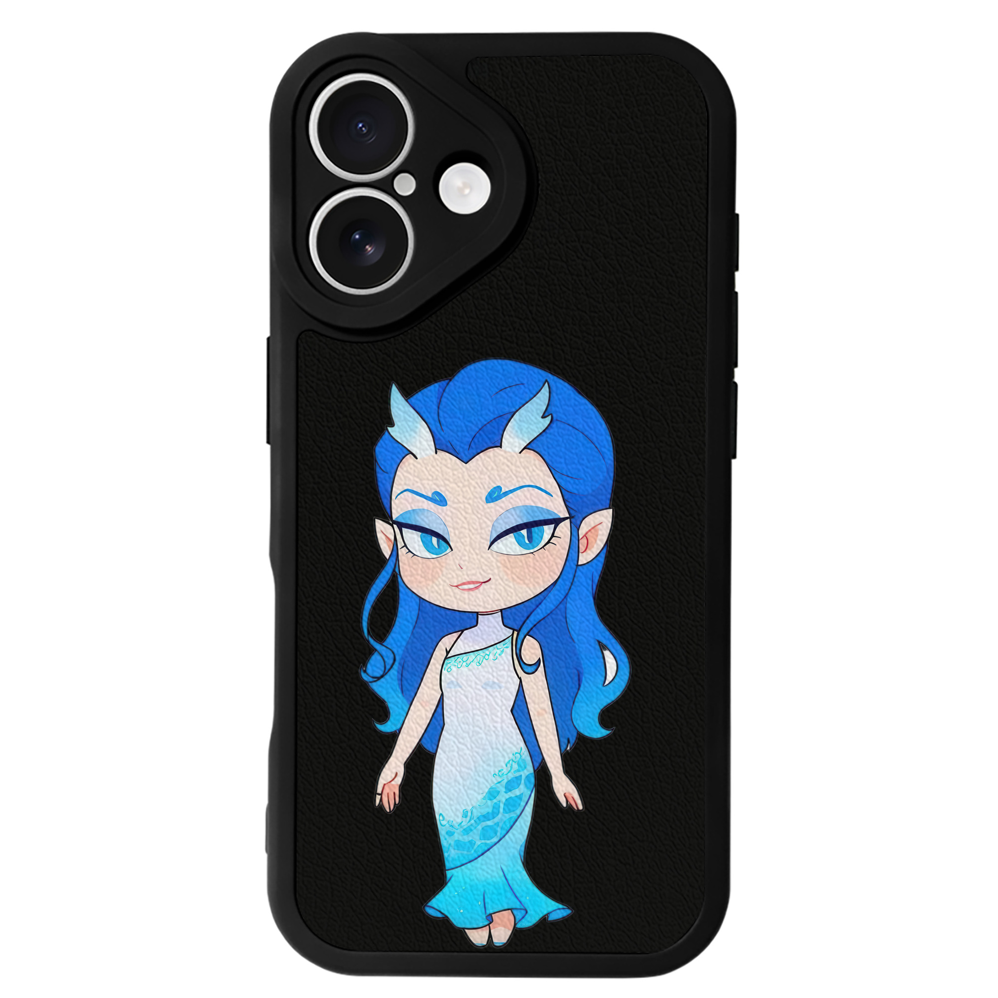 （画像用） Ne Zha 2 ナタ 魔童の大暴れ 【iPhone 16シリーズ対応】シリコンスマホケース（レザー調） 材質：シリコン